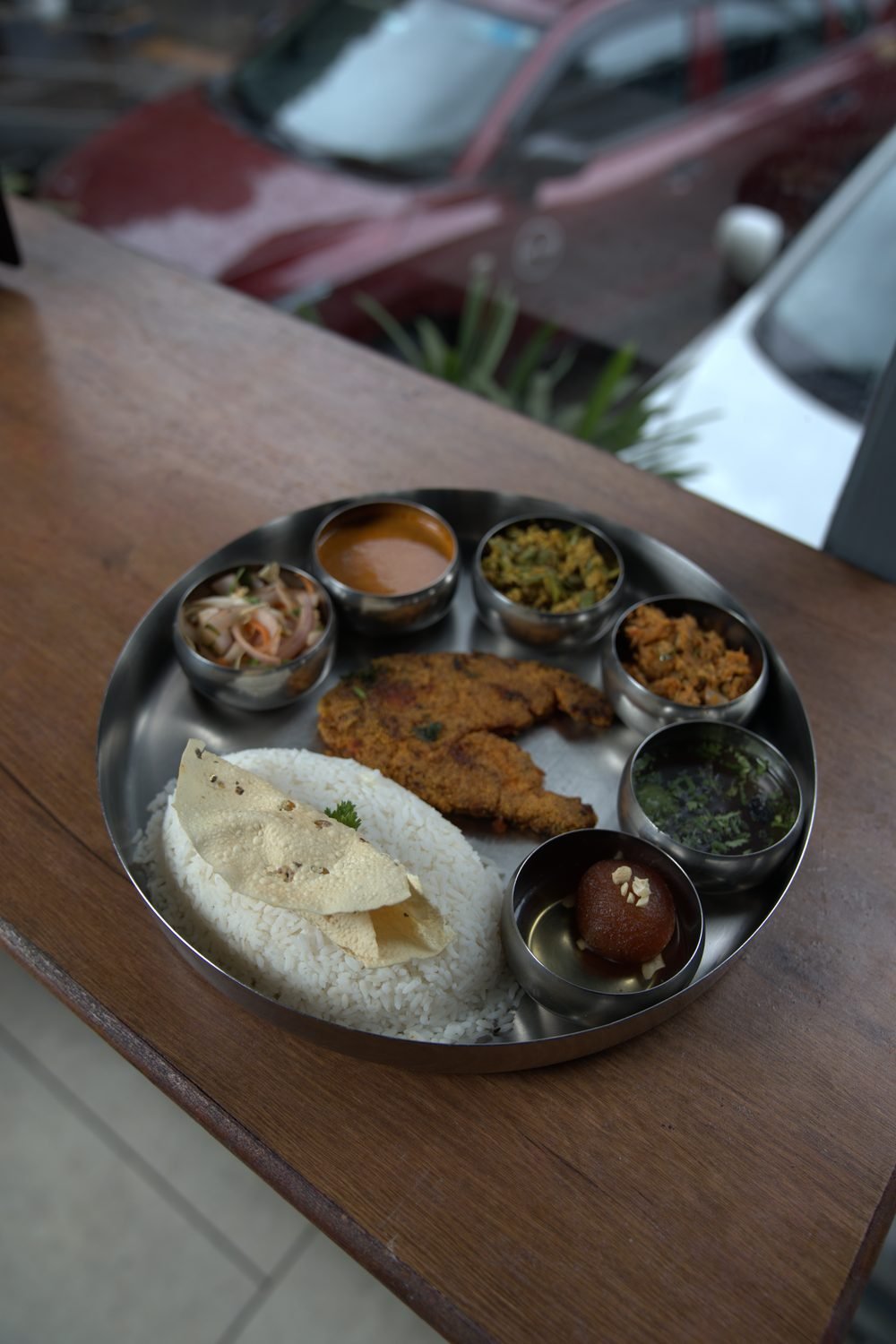 Thali platter at Swaad Gully